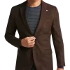 Nautica Brandford Microsuede Modern Fit Sport Coat, Brown