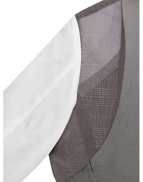 Awearness Kenneth Cole Gray Plaid Slim Fit Sport Coat - Image 4