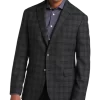 Joseph Abboud Modern Fit Wool Sport Coat, Gray Plaid