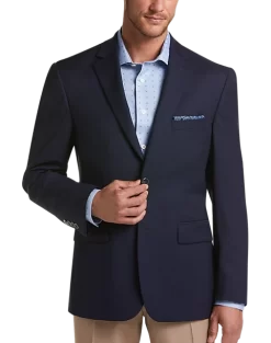 Pronto Uomo Modern Fit Texture Weave Blazer, Black