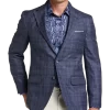 Joseph Abboud Modern Fit Sport Coat, Blue Plaid