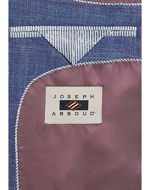 Joseph Abboud Modern Fit Sport Coat, Tan Windowpane Plaid - Image 3