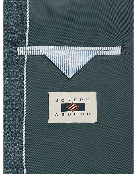 Joseph Abboud Slim Fit Sport Coat, Blue And Green Textured - Image 3