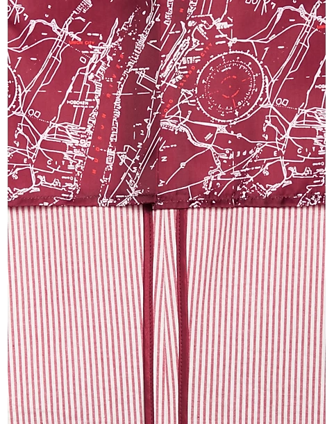 Nautica Modern Fit Sport Coat, Blue Seersucker - Image 4