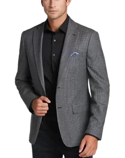 Lauren By Ralph Lauren Classic Fit Sport Coat, Gray Check