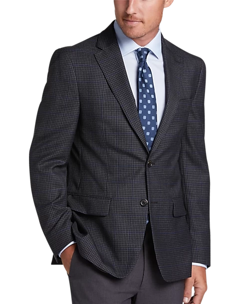 Lauren By Ralph Lauren Classic Fit Sport Coat, Charcoal Windowpane