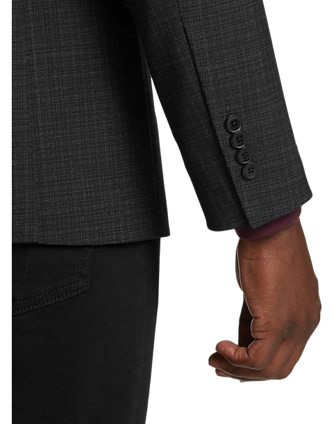 Awearness Kenneth Cole Performance Modern Fit Sport Coat, Black Check - Image 2