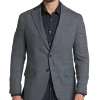 Awearness Kenneth Cole Modern Fit Sport Coat, Gray Plaid