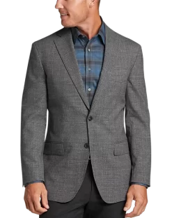 Awearness Kenneth Cole Modern Fit Notch Lapel Sport Coat, Gray Tic