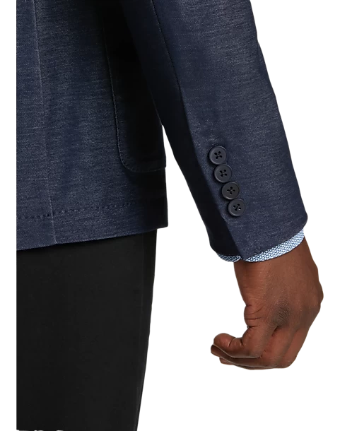 Michael Strahan Modern Fit Knit Sport Coat, Charcoal - Image 2