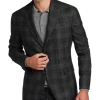 Joseph Abboud Modern Fit Sport Coat, Charcoal Plaid