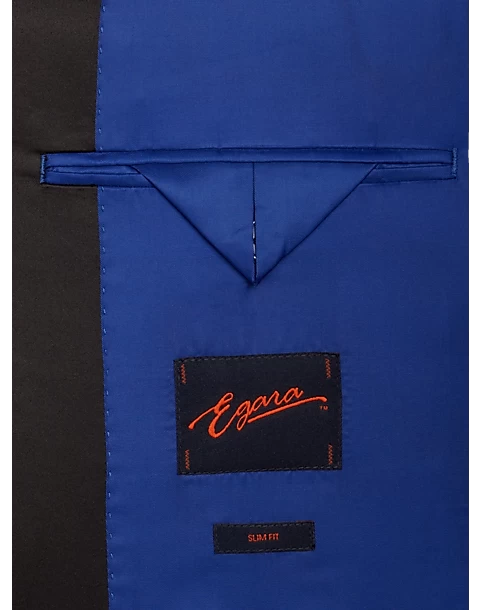 Egara Slim Fit Peak Lapel Dinner Jacket, Teal - Image 3