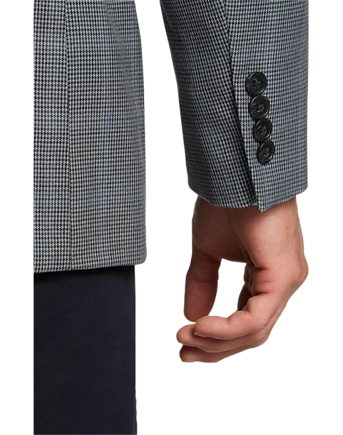 Lauren By Ralph Lauren Classic Fit Sport Coat, Gray Plaid - Image 2