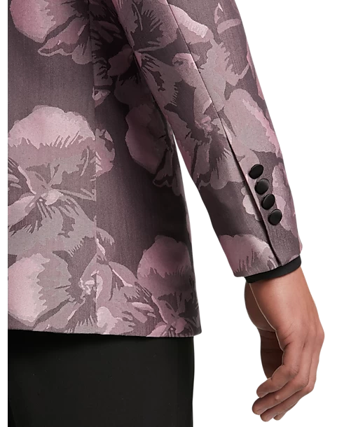 Egara Slim Fit Dinner Jacket Pink Floral - Image 2