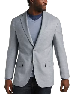 Awearness Kenneth Cole Modern Fit Sport Coat, Gray Tic