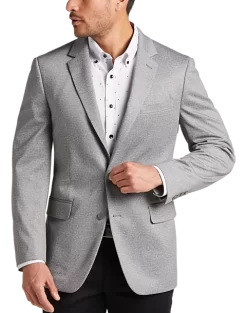 Michael Strahan Classic Fit Notch Lapel Sport Coat, Gray
