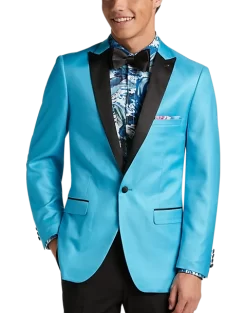 Paisley & Gray Slim Fit Dinner Jacket Hot Pink