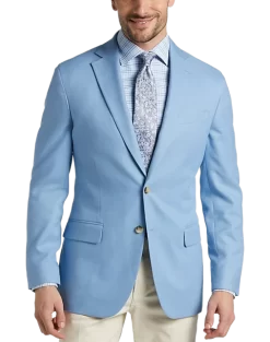 Pronto Uomo Modern Fit Sport Coat Light Blue