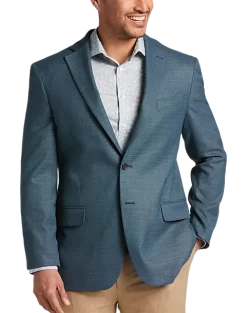 Pronto Uomo Modern Fit Notch Lapel Sport Coat, Teal