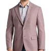 Pronto Uomo Modern Fit Notch Lapel Sport Coat, Rose Plaid