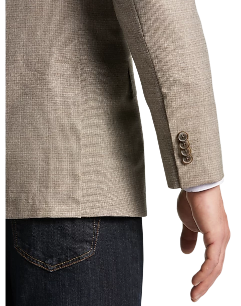 Joseph Abboud Modern Fit Notch Lapel Sport Coat, Tan Tic - Image 2