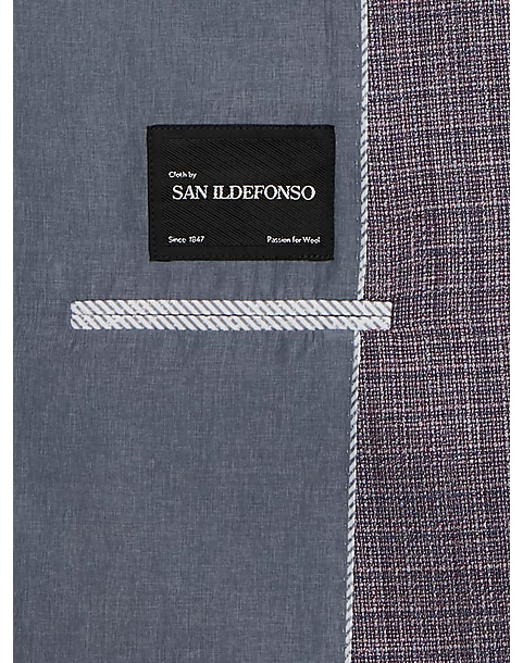 Joseph Abboud Modern Fit Sport Coat, Berry - Image 4