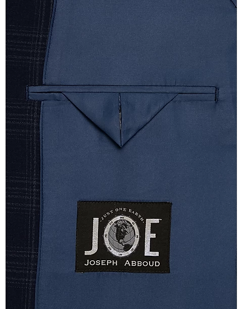 JOE Joseph Abboud Slim Fit Notch Lapel Sport Coat, Navy Plaid - Image 3