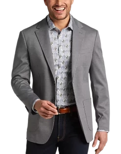 JOE Joseph Abboud Slim Fit Notch Lapel Sport Coat, Gray Tic