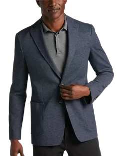 JOE Joseph Abboud Slim Fit Knit Sport Coat, Navy Tic