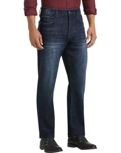Joseph Abboud Athletic Fit Dark Wash Jeans, Blue Coal