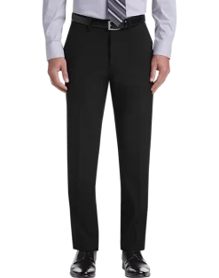 Haggar Premium 4-Way Stretch Dress Pants, Light Gray