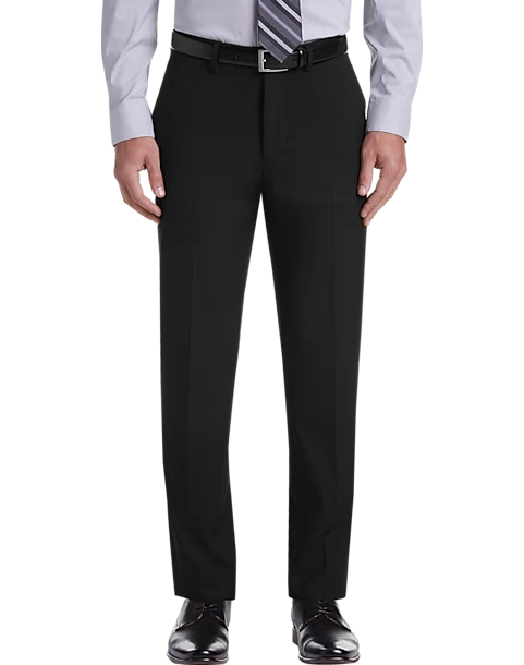 Haggar Premium 4-Way Stretch Dress Pants, Light Gray