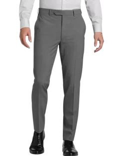Calvin Klein Jayden Skinny Fit Stretch Dress Pant, Light Gray