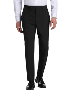 Lauren By Ralph Lauren Classic Fit Dress Pants, Black