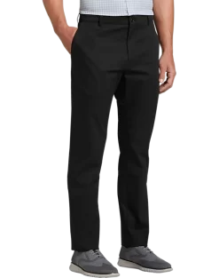 Michael Strahan Modern Fit Flex Dress Pants, Black