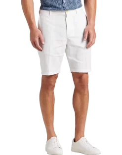 Joseph Abboud Modern Fit Linen Shorts, Natural