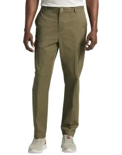 Joseph Abboud Modern Fit Cargo Pants, Cloud Silver