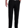 Haggar Cool Right® Performance Flex Classic Fit Pleated-Front Pants, Black