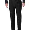 Haggar Premium Comfort Classic Fit Pleat-Front Pants, Black
