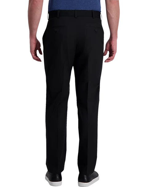 Haggar Cool Right® Performance Flex Classic Fit Flat-Front Pants, Midnight - Image 2
