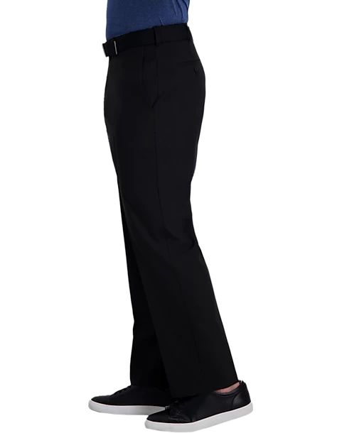Haggar Cool Right® Performance Flex Classic Fit Flat-Front Pants, Midnight - Image 3