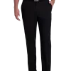 Haggar Cool Right® Performance Flex Classic Fit Flat-Front Pants, Black