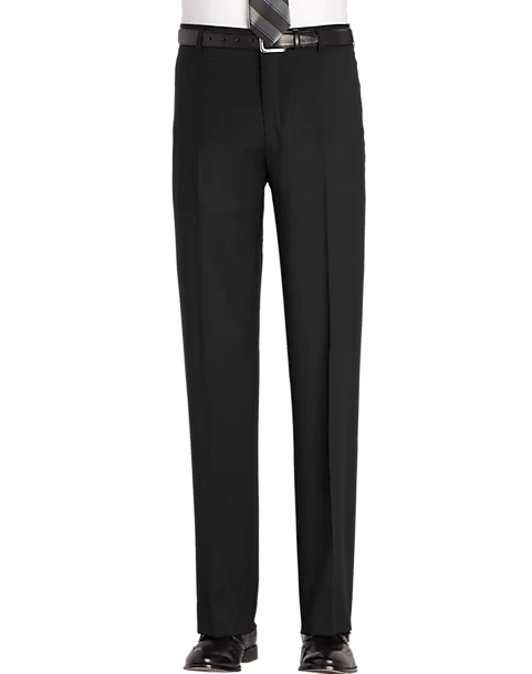 Awearness Kenneth Cole Modern Fit Wool Dress Pants, Charcoal