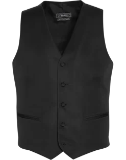BLACK By Vera Wang Slim Fit Tuxedo Vest, Black