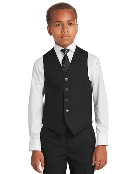 Joseph Abboud Boys Suit Separates Vest, Gray