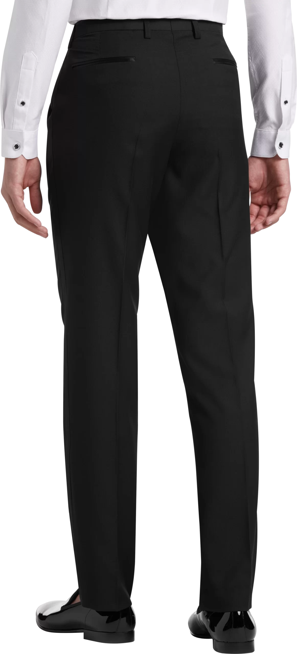 Paisley & Gray Slim Fit Tuxedo Separates Pants, Black - Image 2
