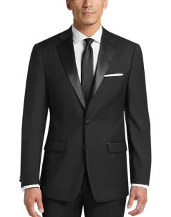 Calvin Klein X-Fit Slim Fit Notch Lapel Tuxedo Separates, Black