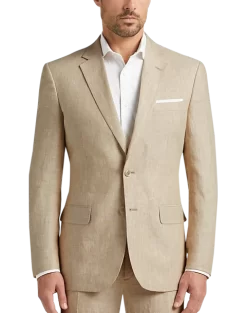 JOE Joseph Abboud Linen Slim Fit Suit Separates Coat, Tan