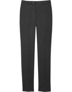 Joseph Abboud Charcoal Tic Slim Fit Suit Separates Pants