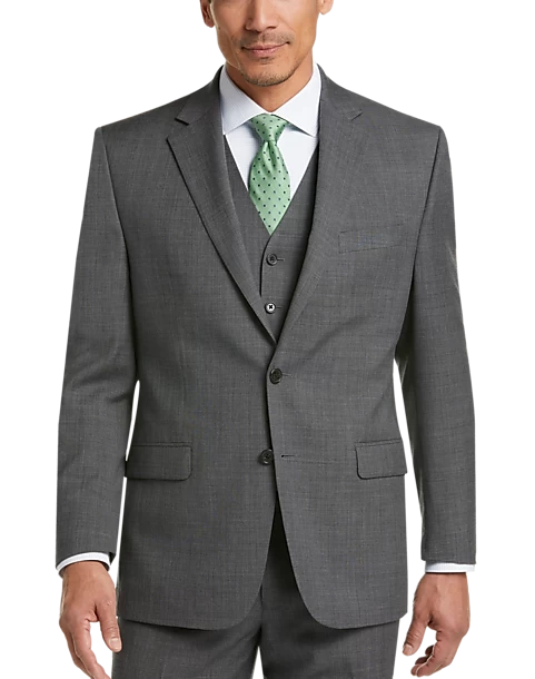 Lauren By Ralph Lauren Classic Fit Suit Separates Coat, Gray Sharkskin - Image 6